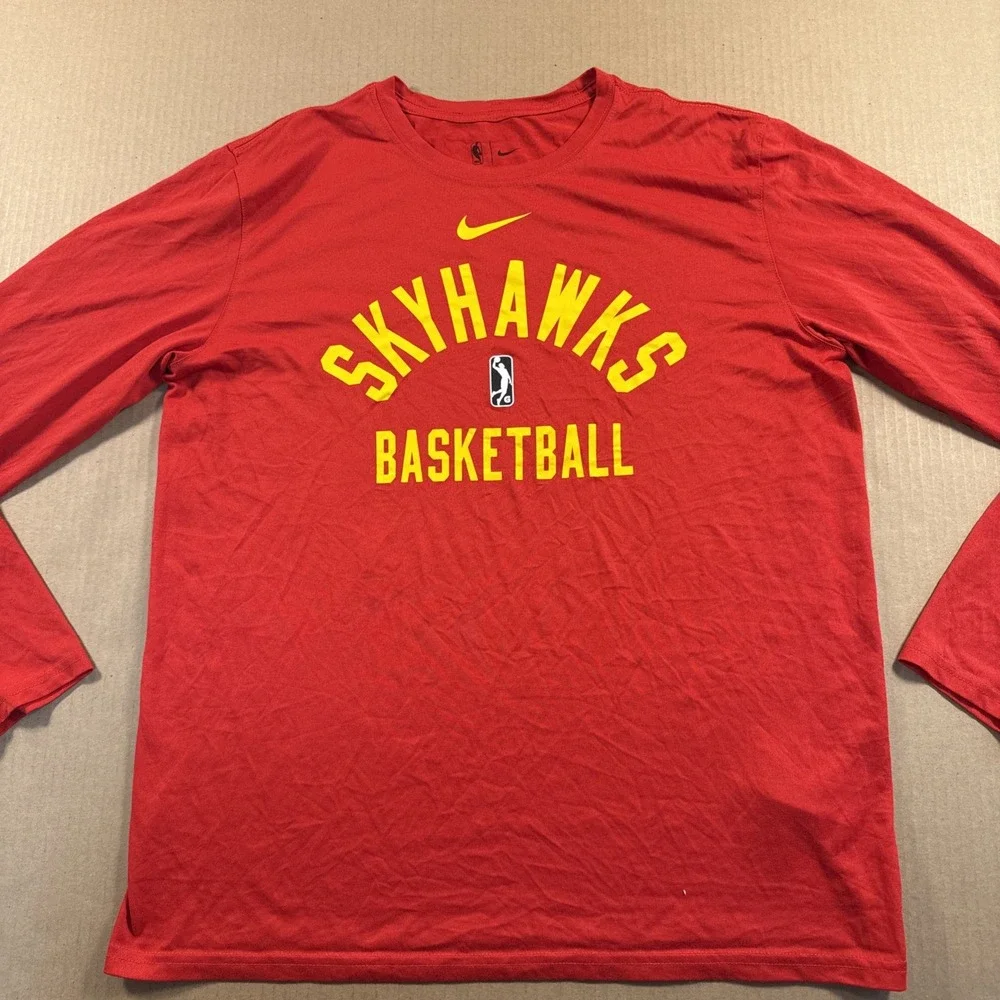 NBA Nike Shirt college park skyhawks Dri Fit Size Mens Large